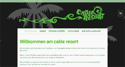 Desktop Screenshot of cableresort.de